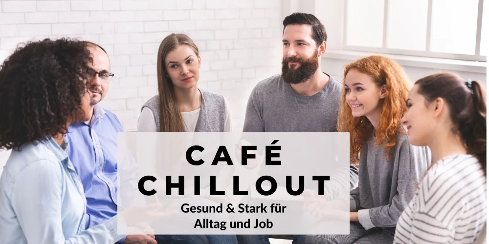 Personen sitzen im Kreis (verschiedenes Geschlecht, Alter und Herkunft) und unterhalten sich